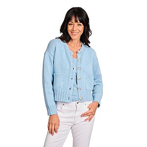 Anneclaire gilet dames licht blauw