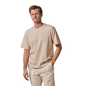 Profuomo t-shirt korte mouwen heren zand