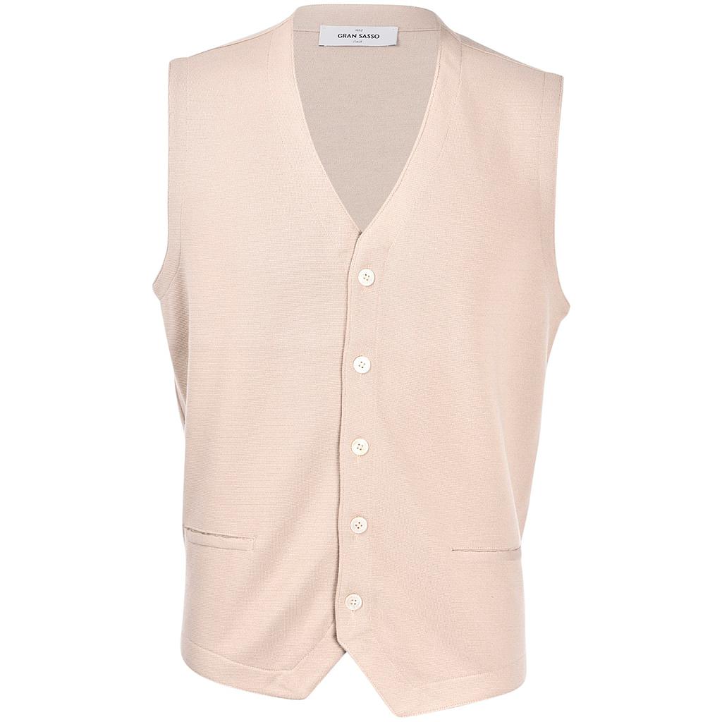 Gran Sasso Men gilet heren beige