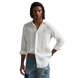 Polo Ralaph Lauren Men hemd lange mouwen heren wit Slim fit