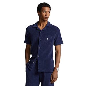 Polo Ralph Lauren Men hemd korte mouwen heren marine Custom fit