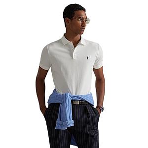 Polo Ralph Lauren Men polo shirt korte mouwen heren wit custom slim fit