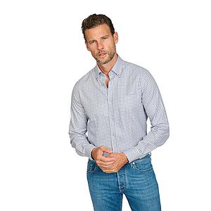 Paul & Shark hemd lange mouwen heren blauw