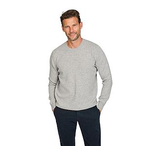 Gran Sasso Men pull trui ronde hals heren grijs