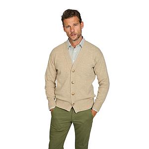 Gran Sasso Men gilet heren donker beige