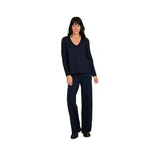 Gran Sasso Women pull trui v-hals dames marine