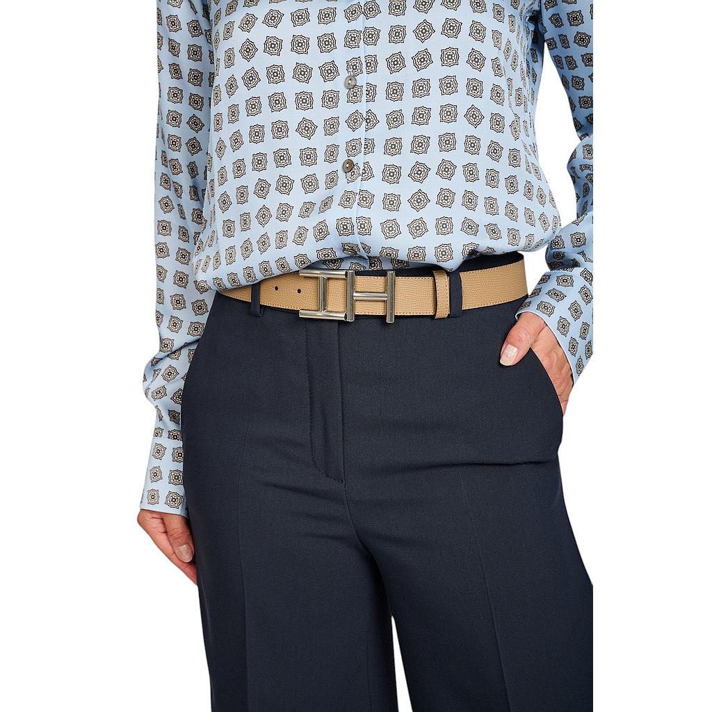 Hemisphere riem dames beige
