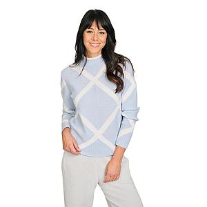 Anneclaire pull trui dames ciel