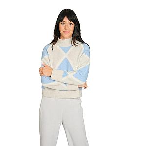 Anneclaire pull trui dames ciel