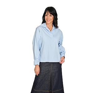Natan Collection blouse dames blauw