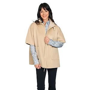 Max&Moi poncho dames beige
