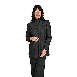 Peserico vest dames anthraciet