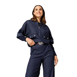 Caroline Biss blouse dames denim 4657/23.