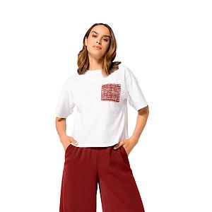 Caroline Biss t-shirt korte mouwen dames wit 4979/59