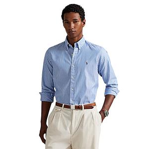 Polo Ralph Lauren Men hemd lange mouwen heren blauw Custom Fit