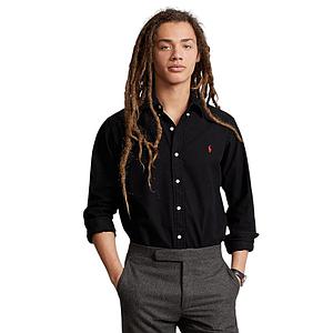 Polo Ralph Lauren Men hemd lange mouwen heren zwart Custom fit
