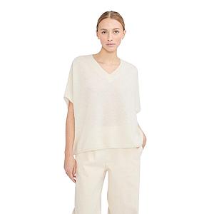 Jeff poncho dames ecru