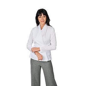 Van Laack Women blouse lange mouwen dames wit DONIKA-XX