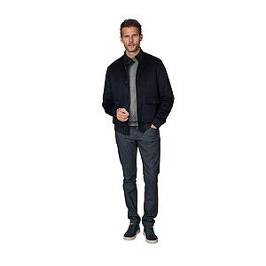 Duno Uomo sportieve mantel heren blauw NEIL PRATO