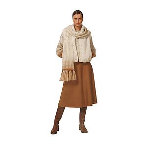 Scapa Flow sjaal dames ecru JANA