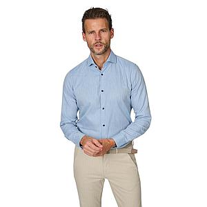 Joop hemd lange mouwen heren blauw PAI