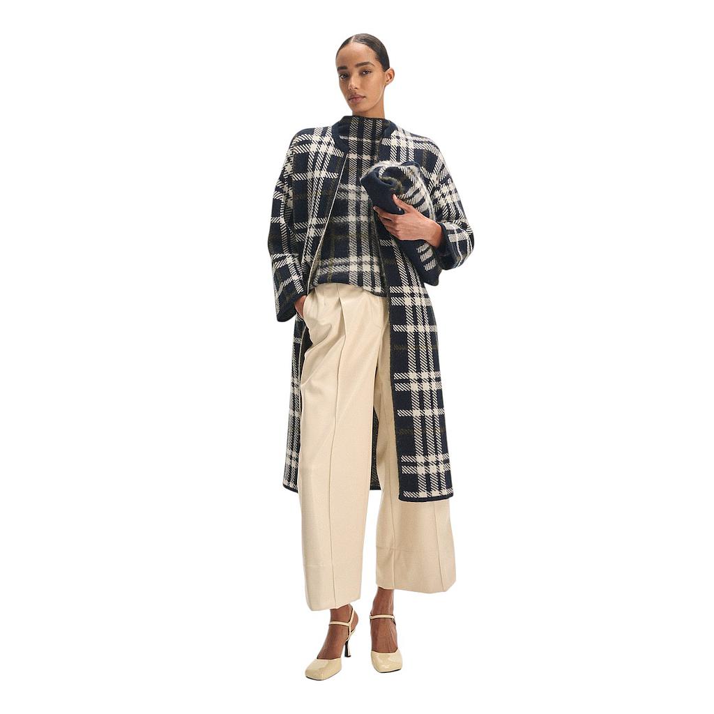 Natan Collection pull trui dames marine MUST-CARREAUX 140
