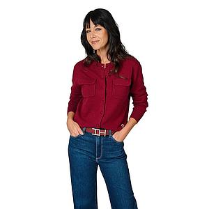 Hemisphere gilet dames bordeaux