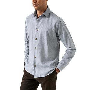 Eton hemd lange mouwen heren ciel CASUAL FIT