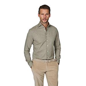 Profuomo long sleeved shirt for men green