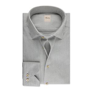 Stenstroms Men hemd lange mouwen heren licht grijs SLIMLINE