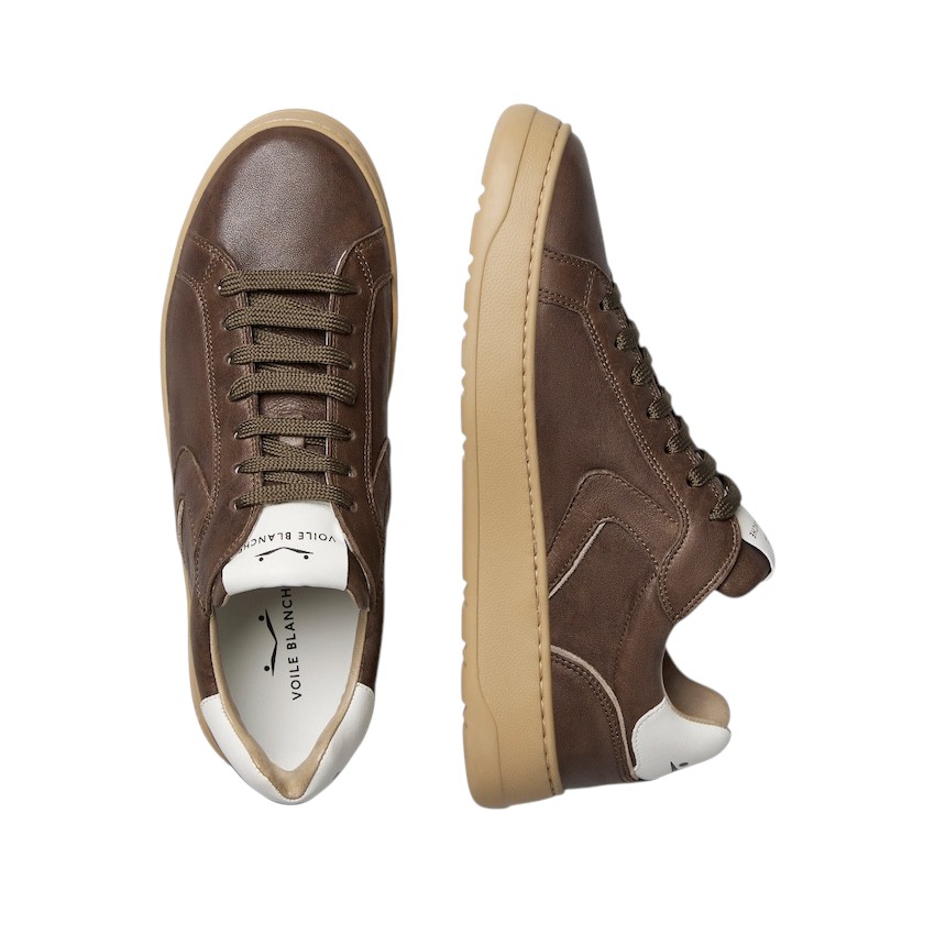 Voile Blanche Men sportieve schoenen heren donker bruin LAYTON