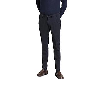 Mason'S Men sportieve broek heren marine COTTON/CASHMERE CHINO -  NEW YORK STYLE