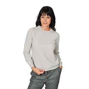 Anneclaire pull trui dames licht grijs D1294 857 265