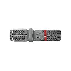La Boucle riem heren grijs DUNDEE SUEDE WOOL EFFECT.