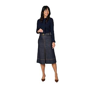 Natan Collection pull trui dames marine MIA-WOOLCASH 140.