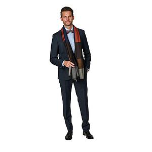 Cc Collection Corneliani kostuum heren donker blauw