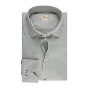 Stenstroms Men hemd lange mouwen heren licht grijs REGULAR