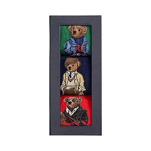 Polo Ralph Lauren Men kousen heren multi bear gift box set
