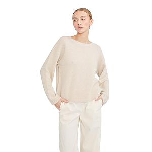 Jeff pull trui ronde hals dames beige BLUE