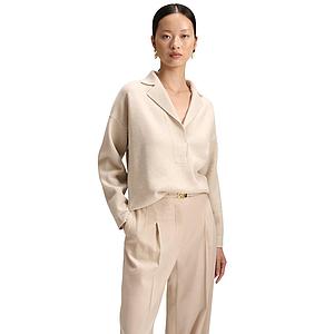 Natan Collection pull trui dames greige