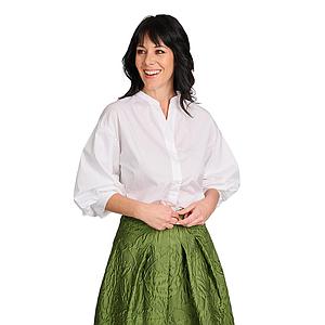 Hemisphere blouse zonder mouwen dames wit