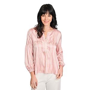 Hemisphere blouse lange mouwen dames roze