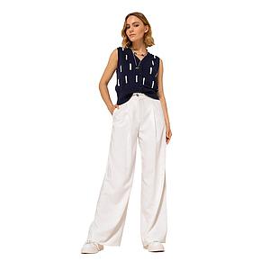 Caroline Biss broek dames ecru