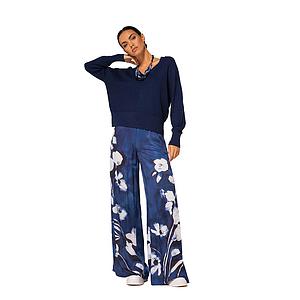 Caroline Biss broek dames blauw