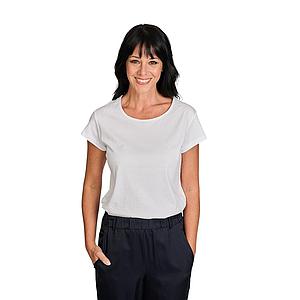 Hemisphere t-shirt korte mouwen dames wit