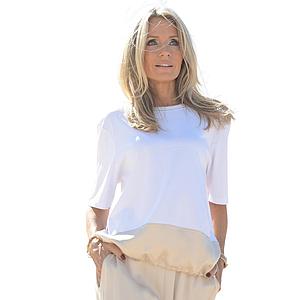 Margittes t-shirt dames zand