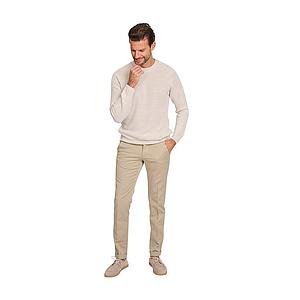 Gran Sasso Men pull trui v-hals heren beige