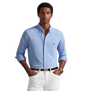 Polo Ralph Lauren Men hemd lange mouwen heren licht blauw Classic fit