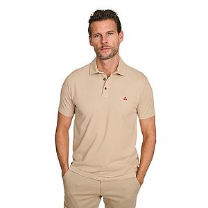 Peuterey polo shirt korte mouwen heren zand