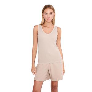 Jeff t-shirt dames beige Tee-1